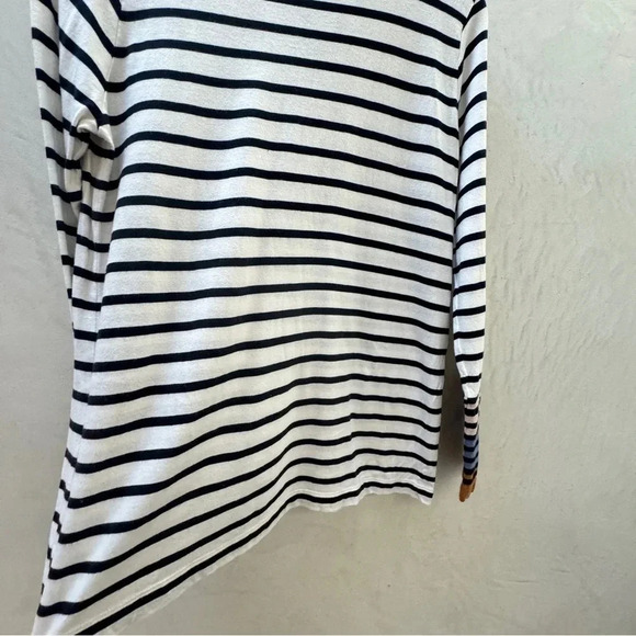 J. Jill || Women’s Modern Striped Boat Neck Long Sleeve Knit Shirt Small - Picture 7 of 12